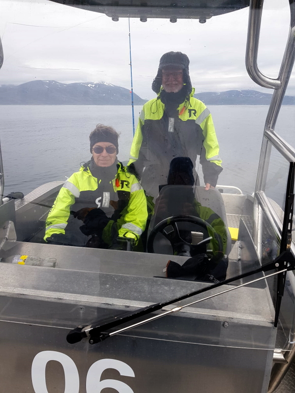 Heinzu und Urs am Steuer